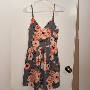Grey floral Soprano dress